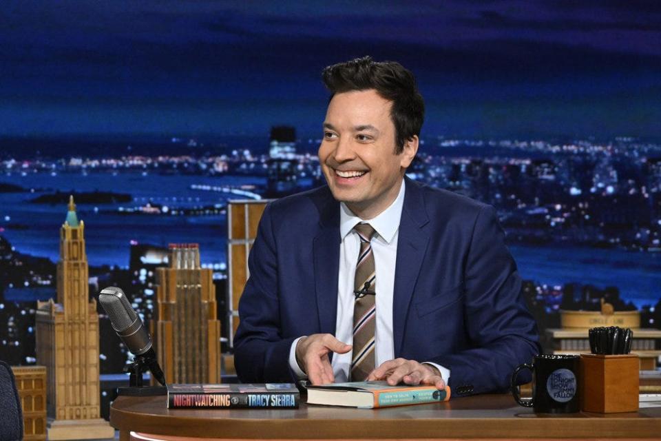 Jimmy Fallon in an April 2024 episode of "The Tonight Show."