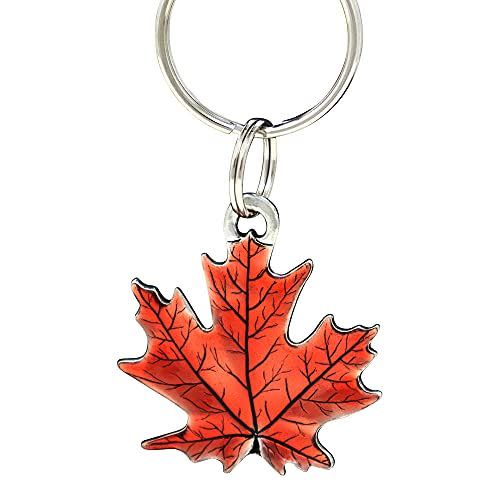 38) Maple Leaf Keychain