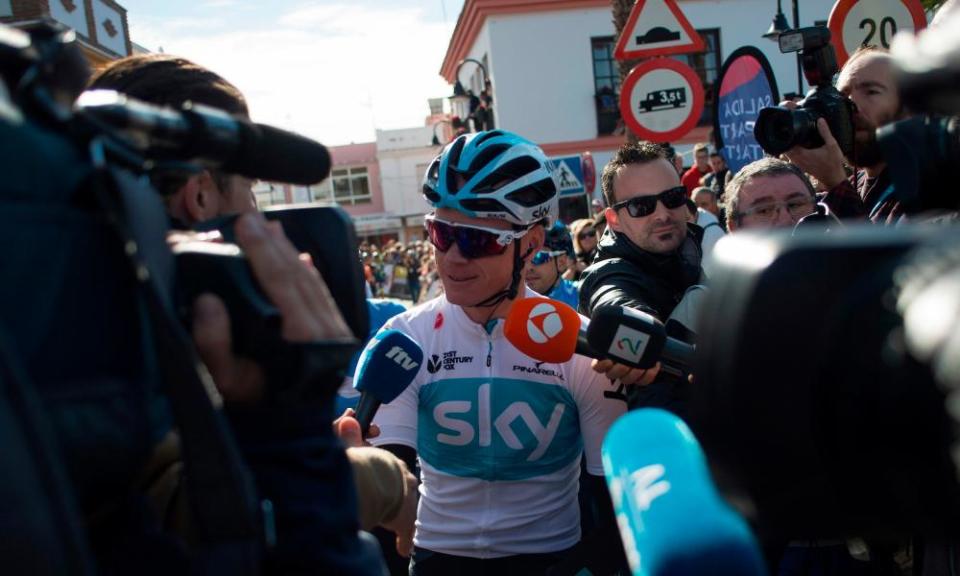 Chris Froome’s participation in the Ruta del Sol has seen more attention than usual on the race which finishes in Barbate on Sunday.