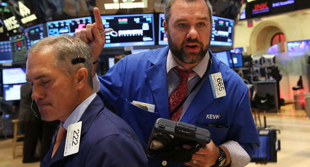 Volatile Day Of Trading Leaves Dow Closing 180 Points Down