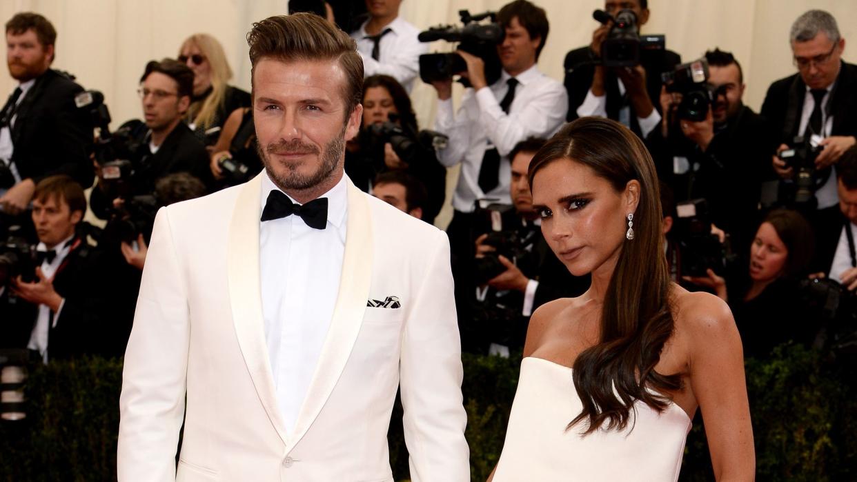 David Beckham and Victoria Beckham