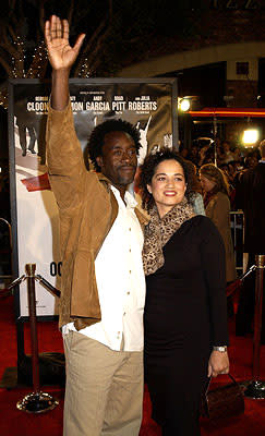 Don Cheadle and wife at the Westwood premiere of Warner Brothers' Ocean's Eleven