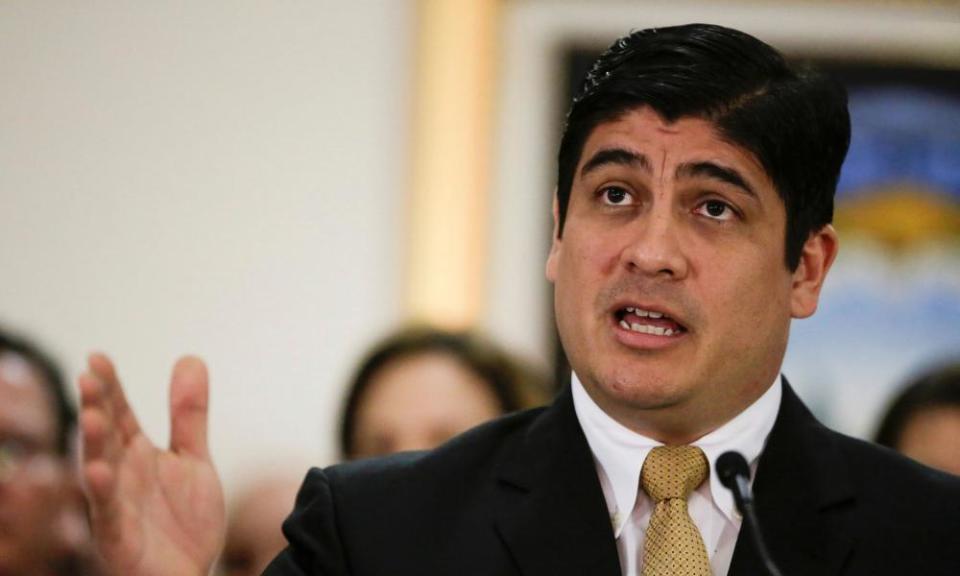 Costa Rica’s President Carlos Alvarado