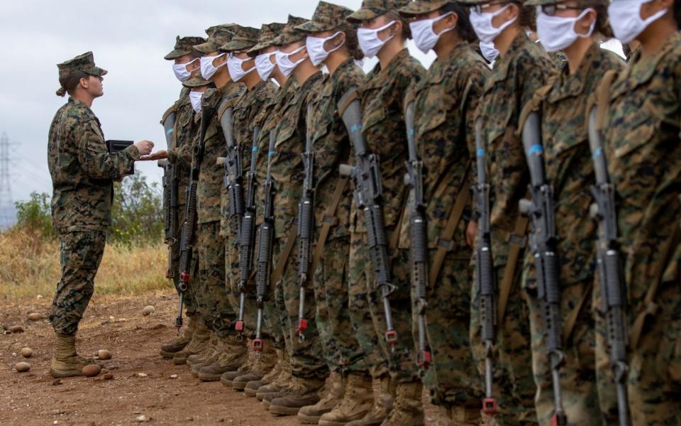 The women of Lima Company are breaking a barrier in the US Marine Corps  - Mike Blake/Reuters