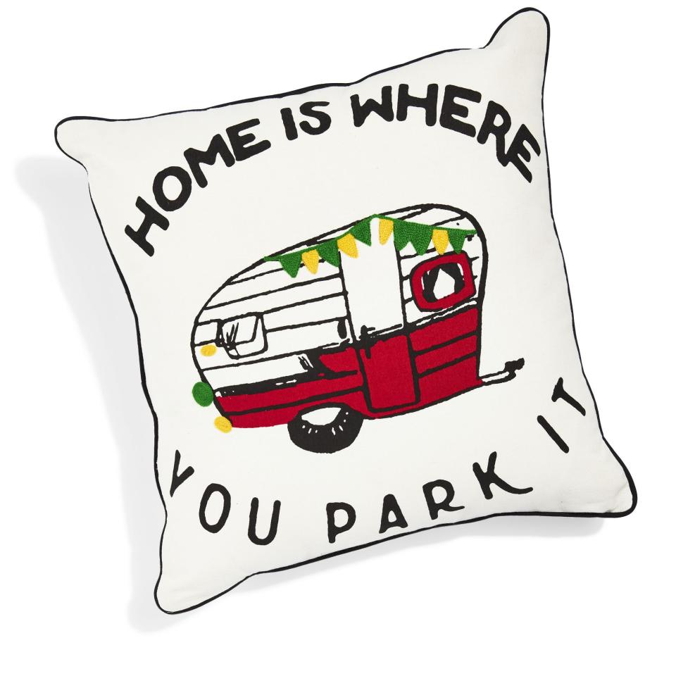 5) "Home Is Where You Park It" Pillow