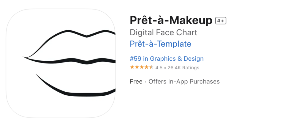 「年度 iPad App」:《Prêt-à-Makeup》