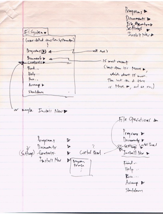 daniel oran windows start menu sketch