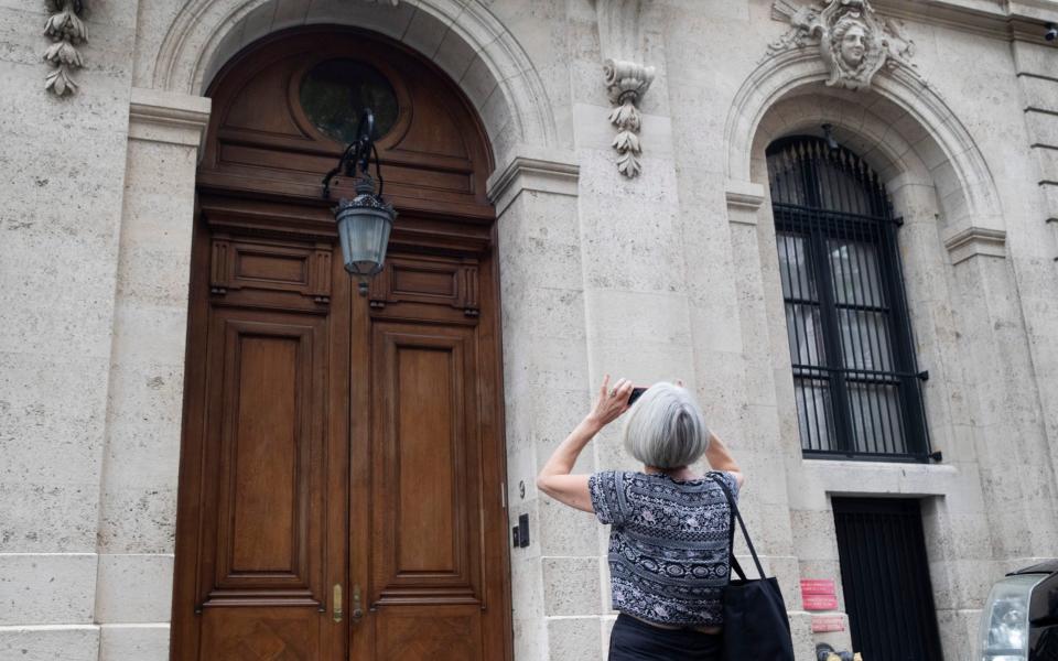  Jeffrey Epstein's townhouse on the Upper East Side of Manhattan, in New York. - AP