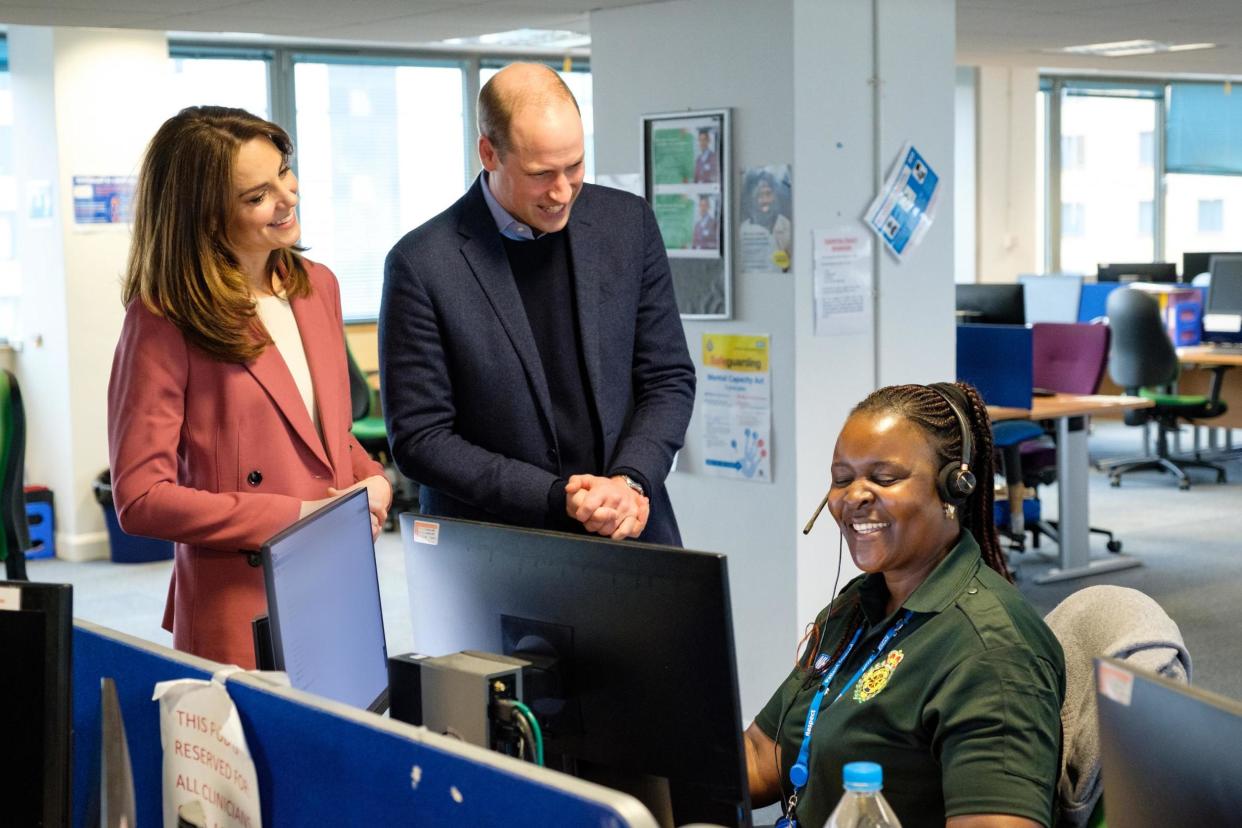 William and Kate are supporting the scheme to lift the nation's spirits: PA
