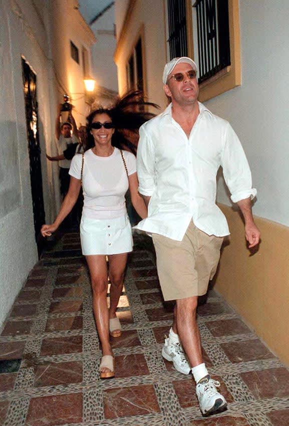 Bruce Willis y la española María Bravo estuvieron saliendo a finales de los 90