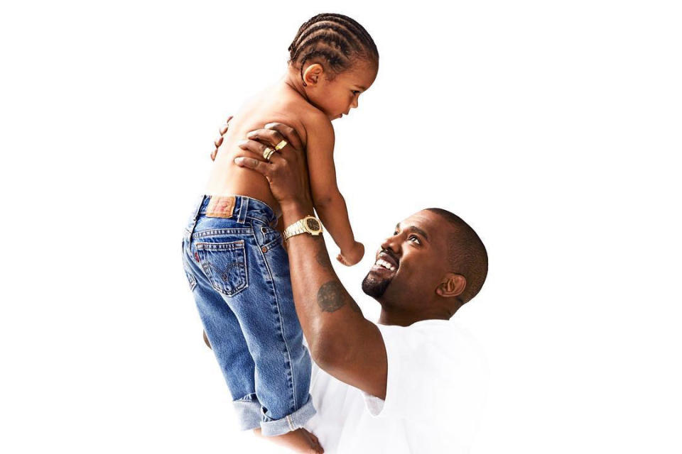 Kanye West Considers Neck Tattoos of Son Saint West's Name: See the Designs