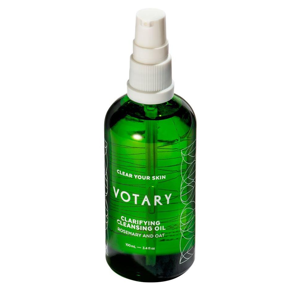 2) Votary Clarifying Cleansing Oil in Rosemary and Oat