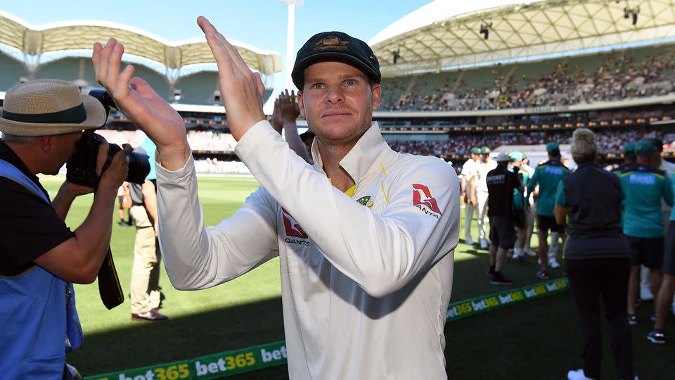 Smith was ultimately vindicated for his big day three call. Pic: Getty