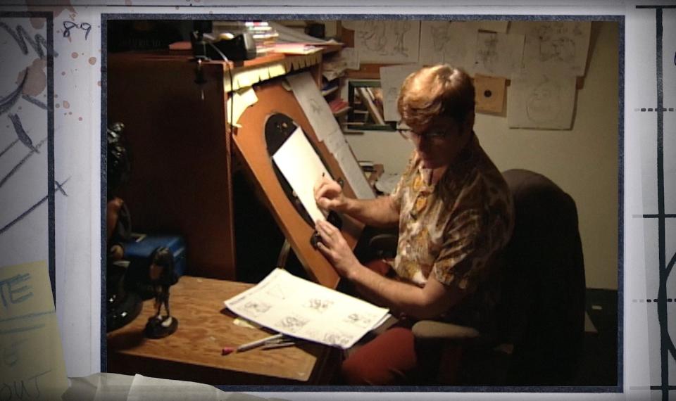 John Kricfalusi storyboarding for Ren