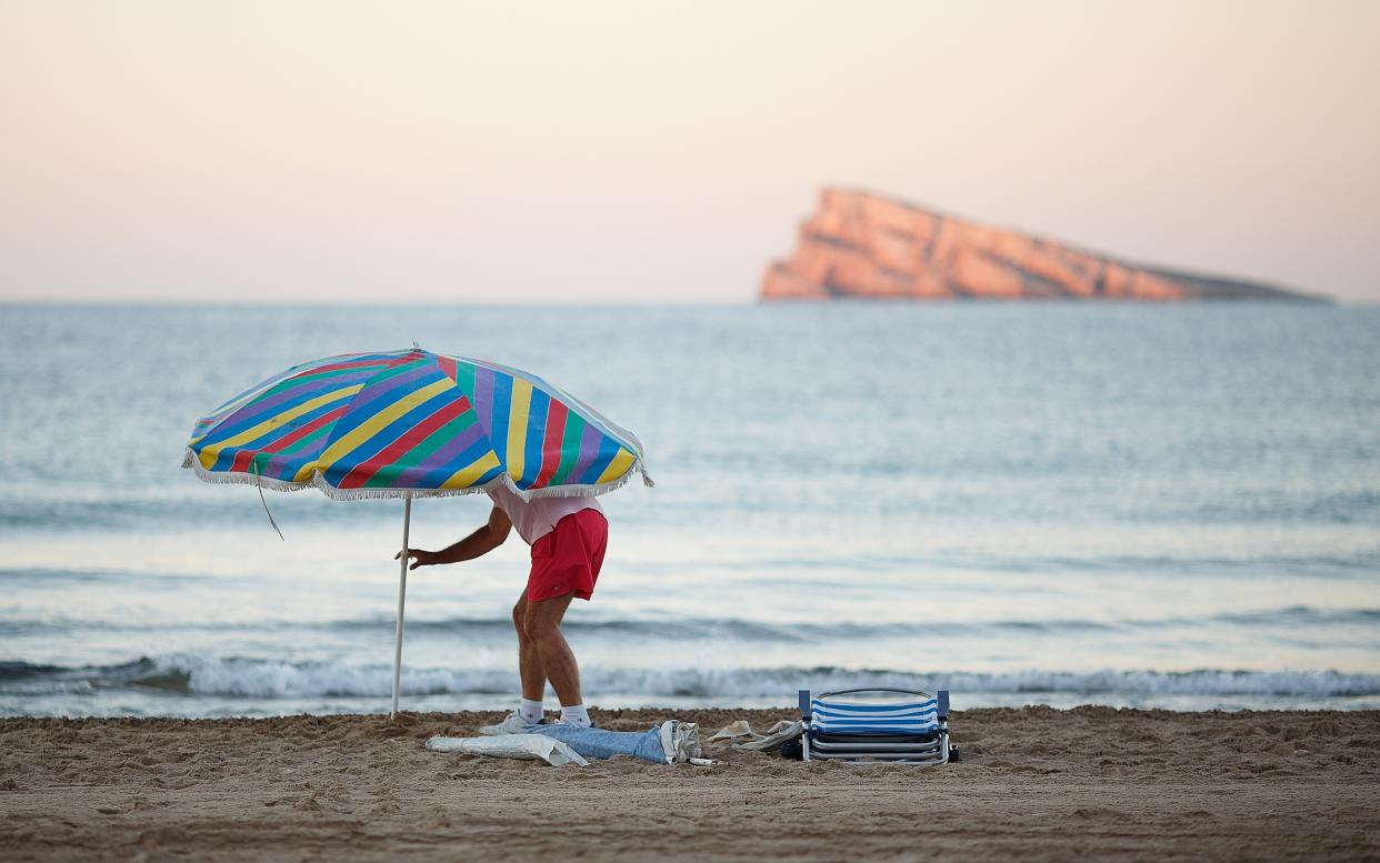 Anthony Peregrine flies the flag for the great British holidaymaker, the beaten track, the coach tour and the pedalo - 2013 Getty Images