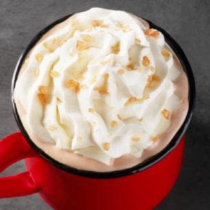 Image of the Starbucks Toffee Almondmilk Hot Chocolate