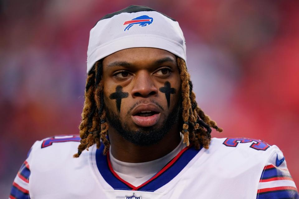 Buffalo Bills safety Damar Hamlin is in critical condition, but his doctors say he has made "a very remarkable recovery and improvement."