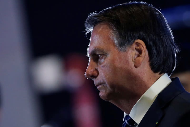 Brazil's President Jair Bolsonaro attends the event "Caixa Persons with disabilities" of Caixa Economica Federal Bank in Brasilia
