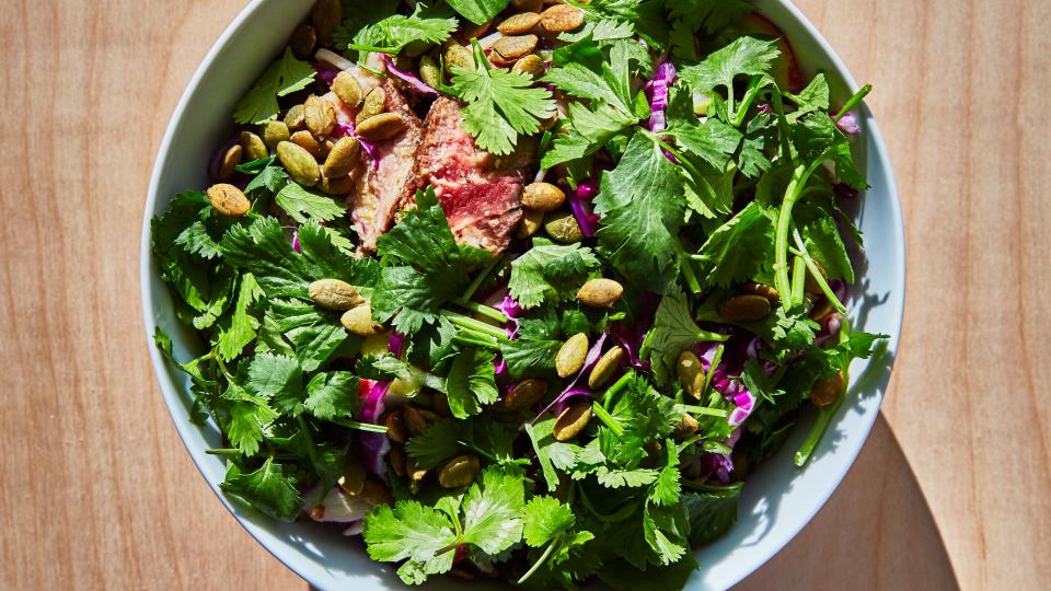 Steak Soba Salad