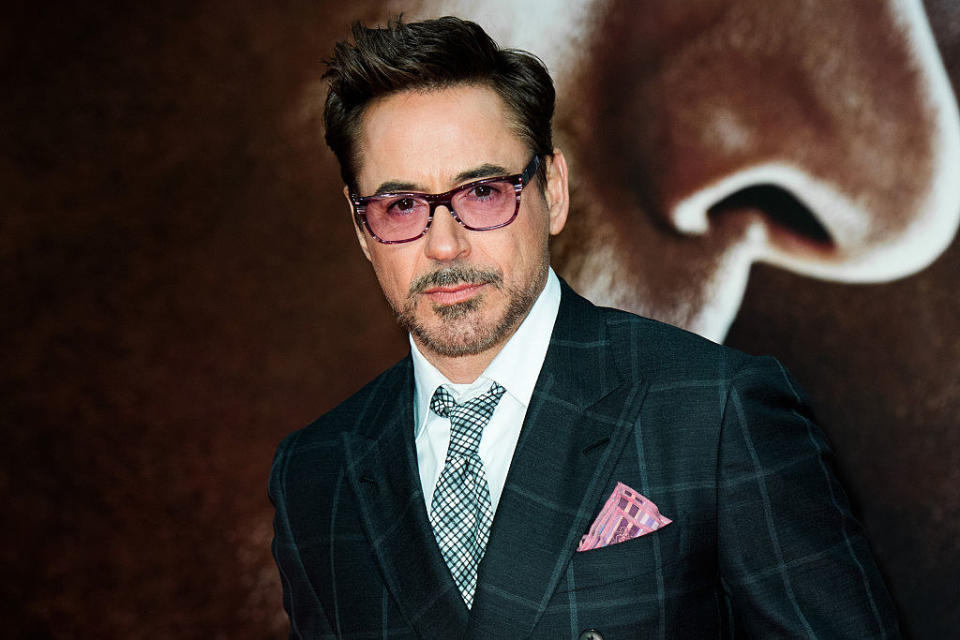 Downey Jr. on a red carpet