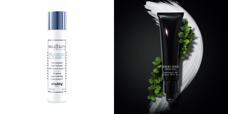 Sisley SisleYouth Anti-Pollution，Giorgio Armani Moisturizing UV Filter