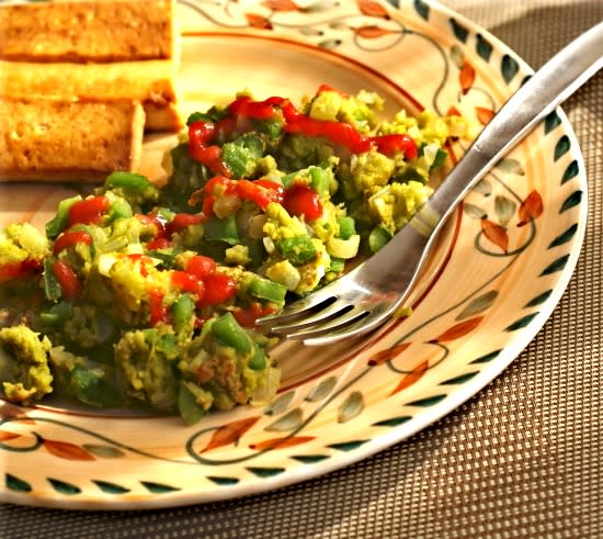 Vegan Green Eggs and Ham