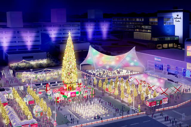 <p>Courtesy of Hallmark</p> Rendering of the Hallmark Christmas Experience in Kansas City