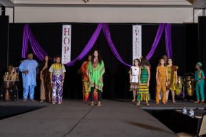 HOPE students participated in a fashion show fundraiser to cover the costs of the cruise. (PHOTO: Selina Hall)