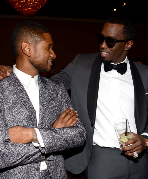 Usher at Clive Davis Party: L.A. Reid Talked Me Out of the Name 'Cha-Cha' (Photos)