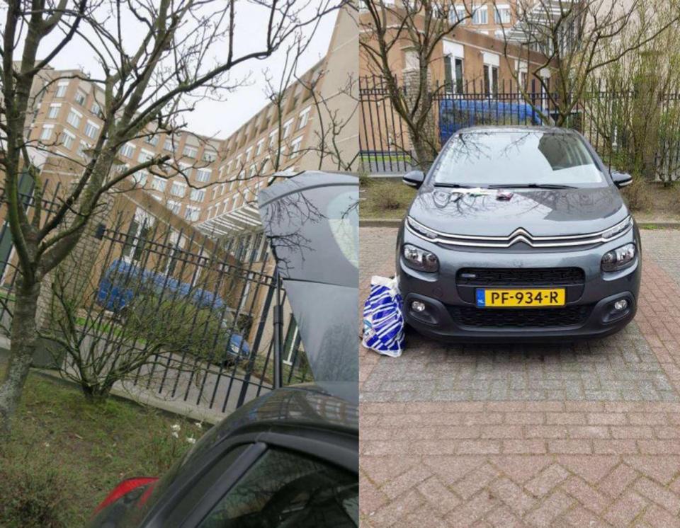 The car carrying hacking equipment used by the GRU officers (Dutch Ministry of Defence/PA)