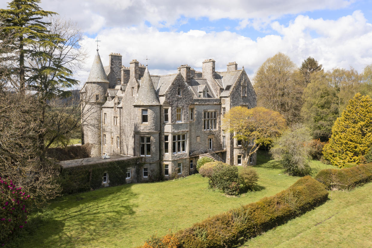 Orchardton Castle in Dumfries & Galloway is one of the castles for sale in the UK. Photo: Fine & Country