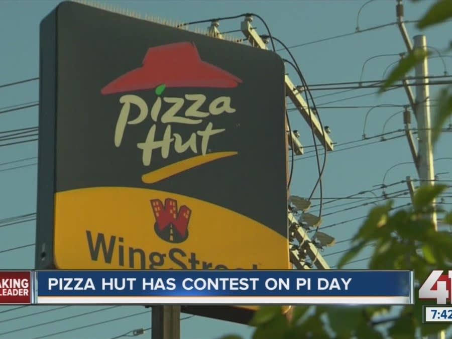 Pizza Hut Has Contest on Pi Day