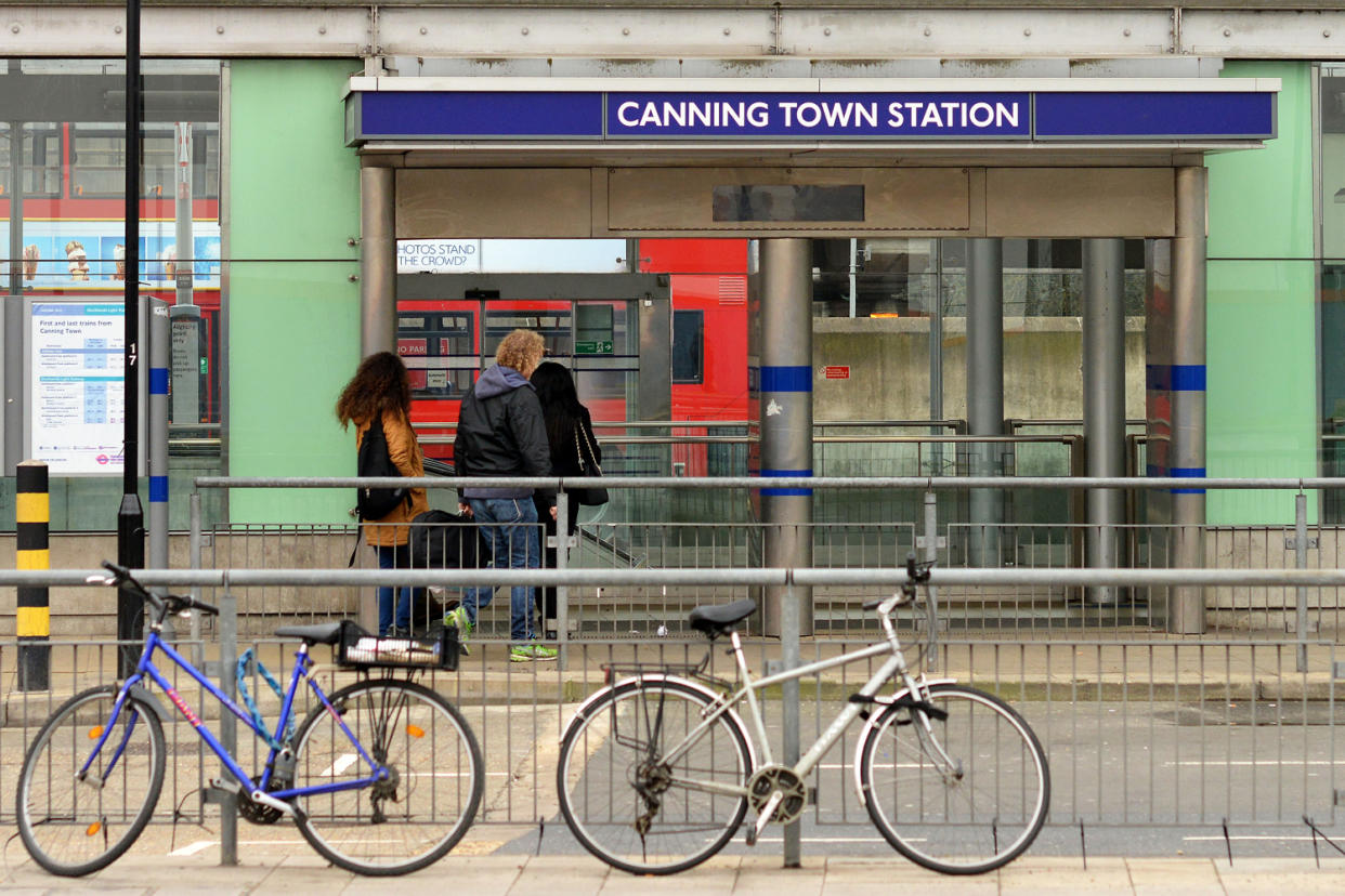 A man died after falling and hitting his head at Canning Town station in January