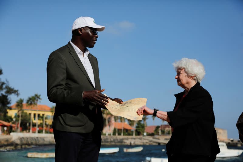 U.S. Treasury Secretary Janet Yellen visits Senegal