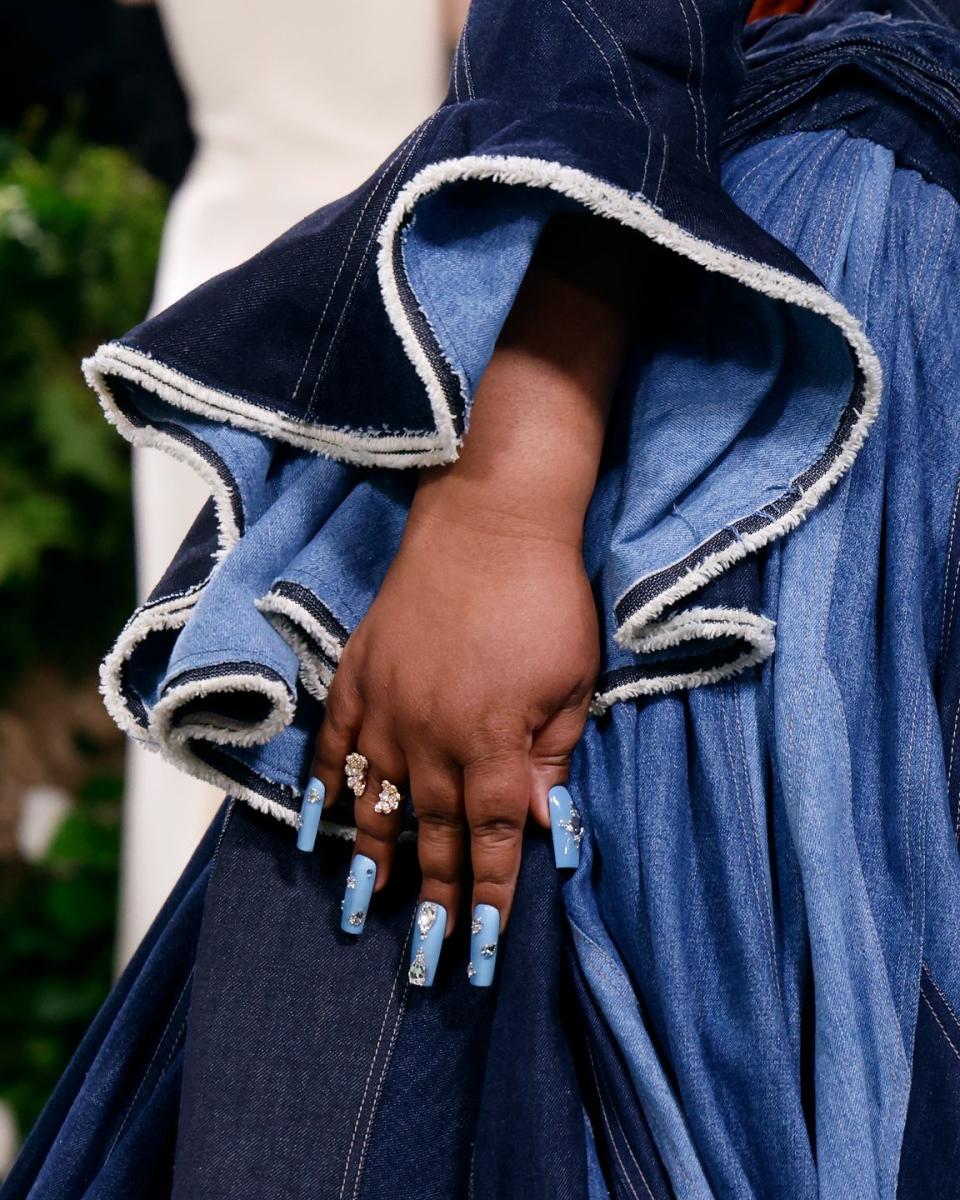 new york, new york may 06 davine joy randolph attends the 2024 costume institute benefit for sleeping beauties reawakening fashion at the metropolitan museum of art on may 06, 2024 in new york city photo by taylor hillgetty images