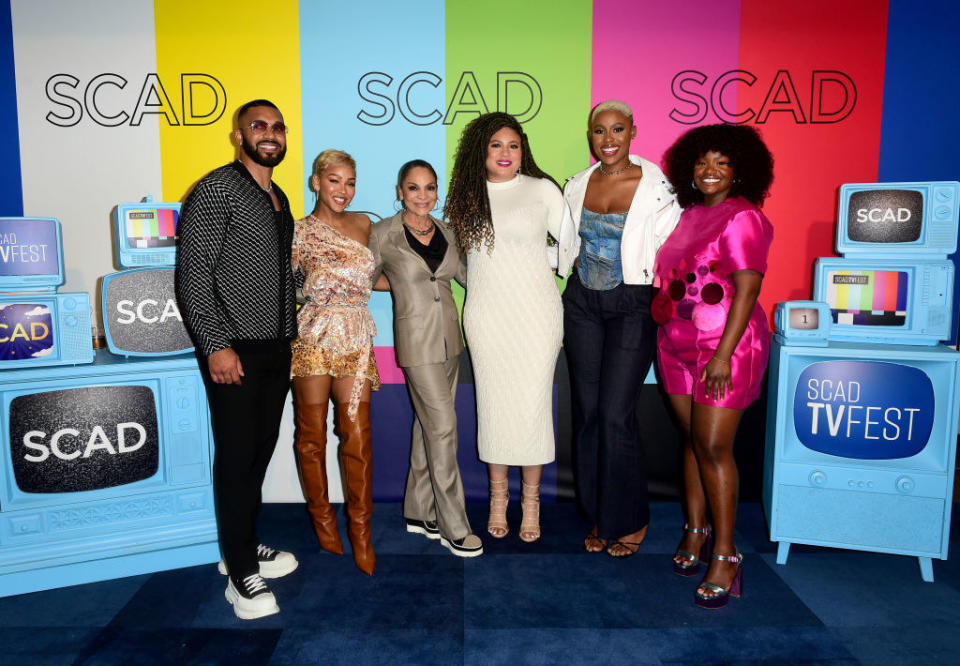 yler Lepley, Meagan Good, Jasmine Guy, Tracy Oliver, Jerrie Johnson and Shoniqua Shandai