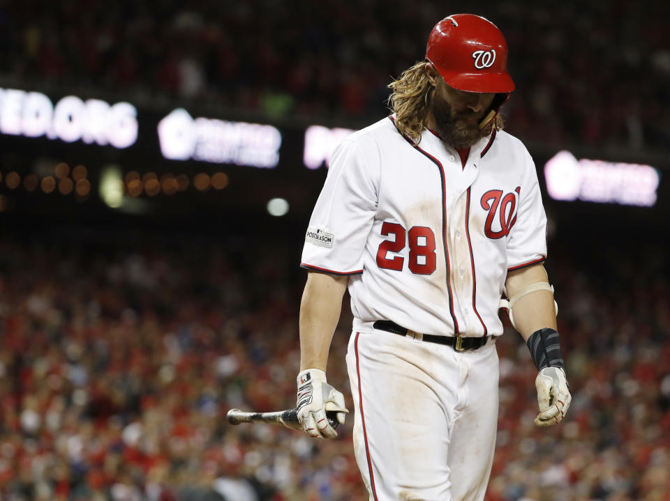 FormerWashington National Jayson Werth wanted to play Major League baseball in 2018, but he says teams didn’t know. (AP Photo)