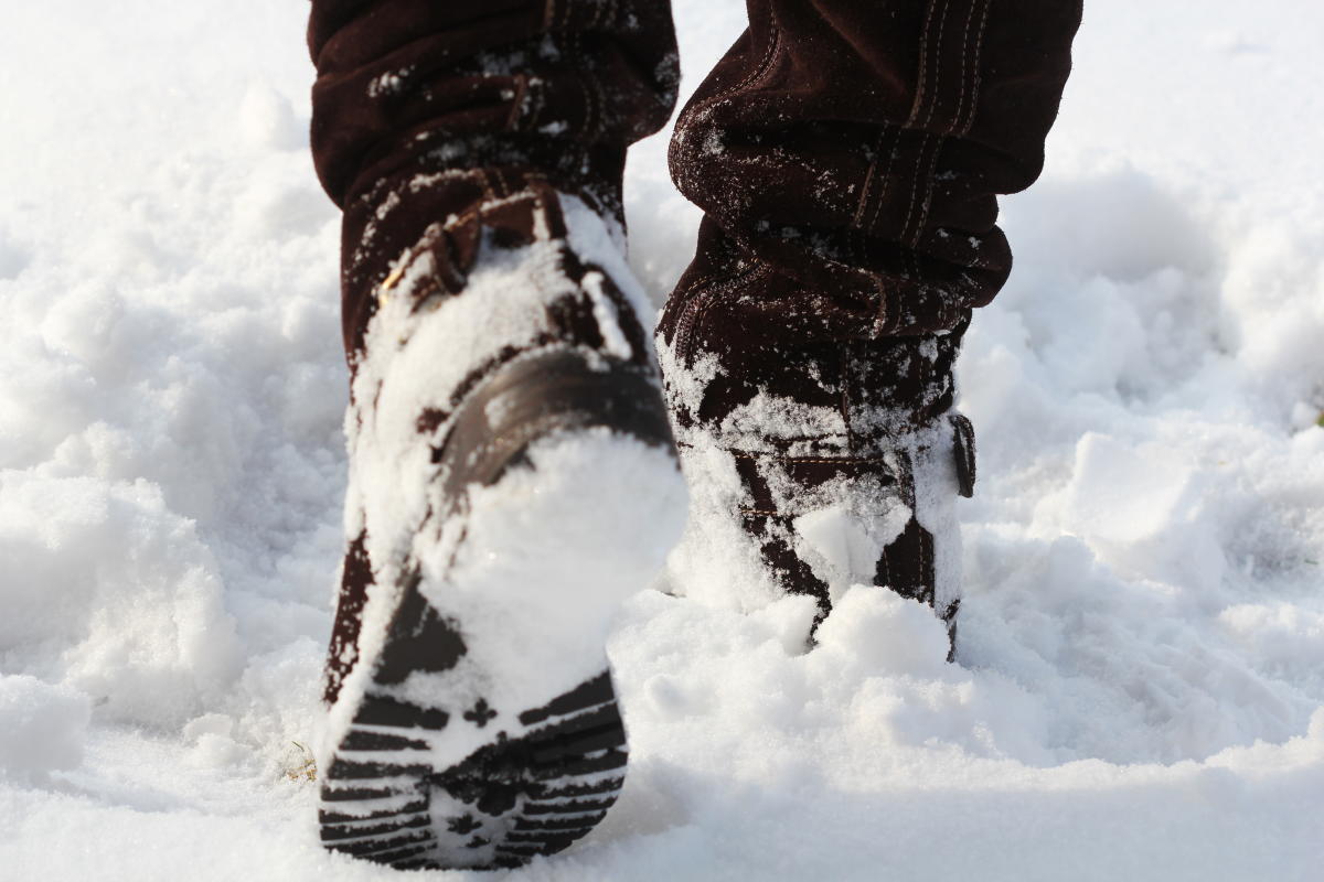 Por qué es un error poner calcetines de algodón con nieve