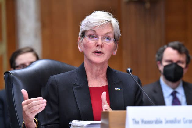 Energy Secretary Jennifer Granholm testifies before a Senate committee about the 2023 budget for the Department of Energy. (Photo: NICHOLAS KAMM via Getty Images)