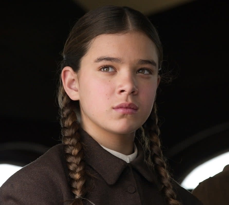 closeup of Hailee wearing two braids