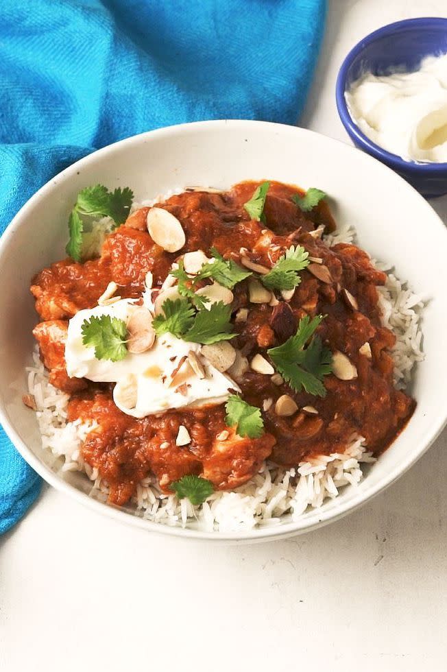 Instant Pot Butternut Squash-Chicken Curry