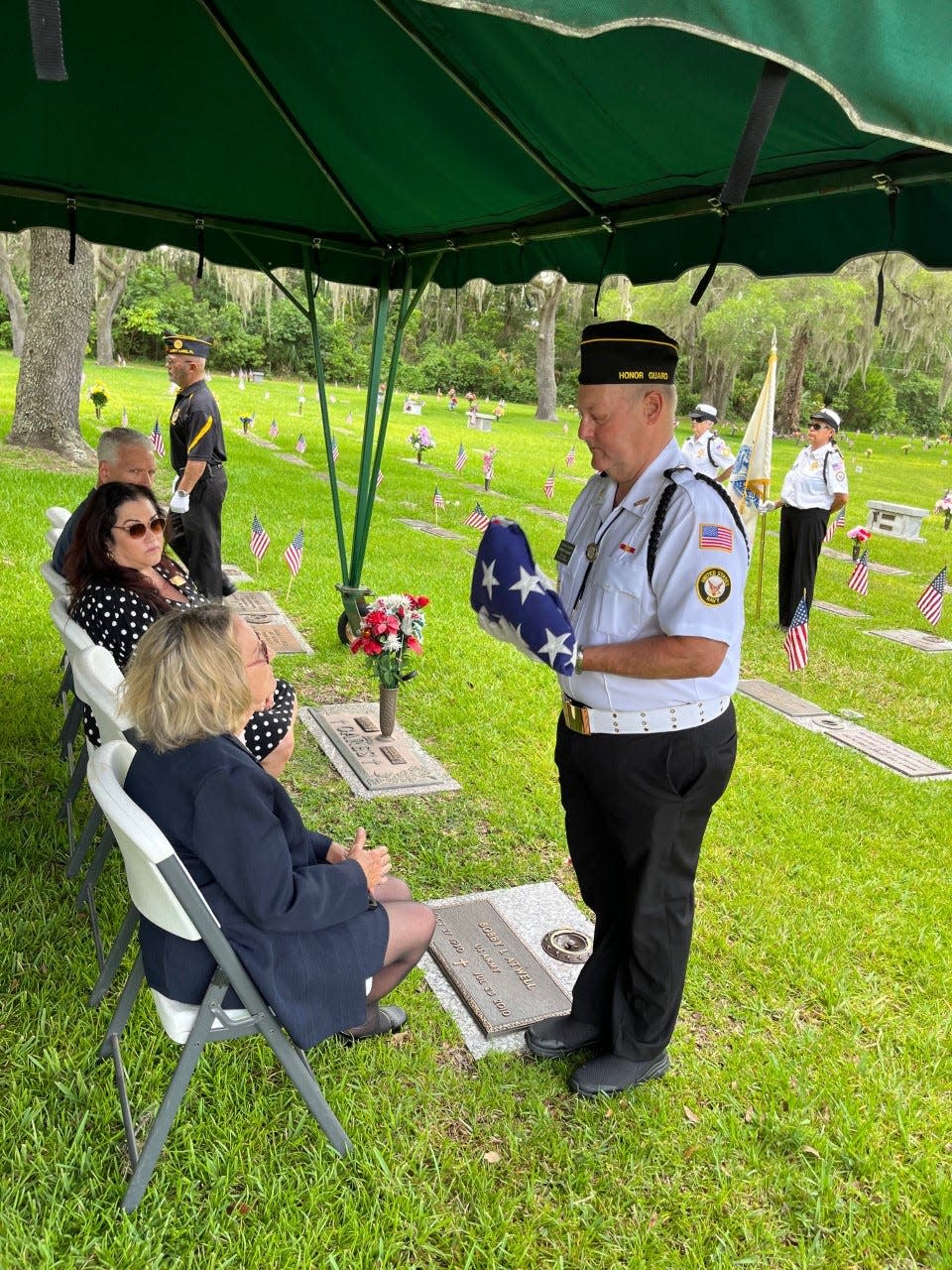 On June 1, 2022 there were special ceremonies held for two Marion County veterans, Robert Joseph Hamill Sr., 80, and Charles Sumner Wesley II, 72, whose bodies went unclaimed. The ceremonies were held at Forest Lawn Memory Gardens in Ocala.