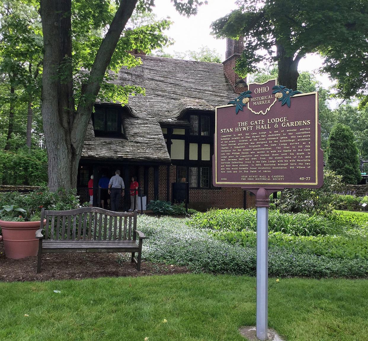 Bill W. and Dr. Bob first met at the Gate Lodge at Stan Hywet Hall and formulated the organization's founding principles.