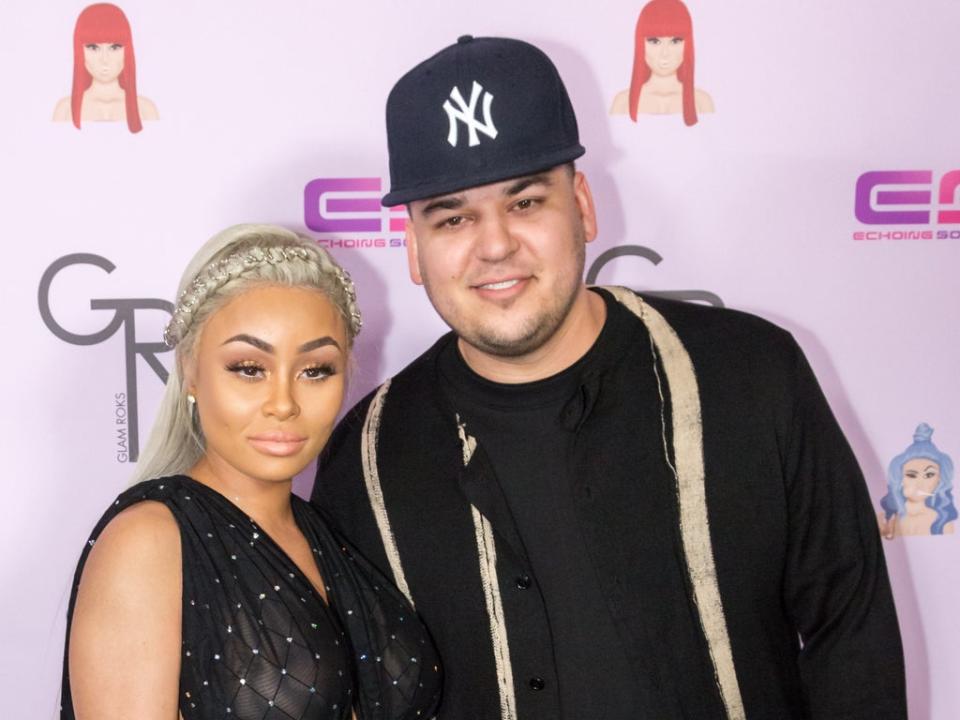 File photo: Blac Chyna and Rob Kardashian (Getty Images)