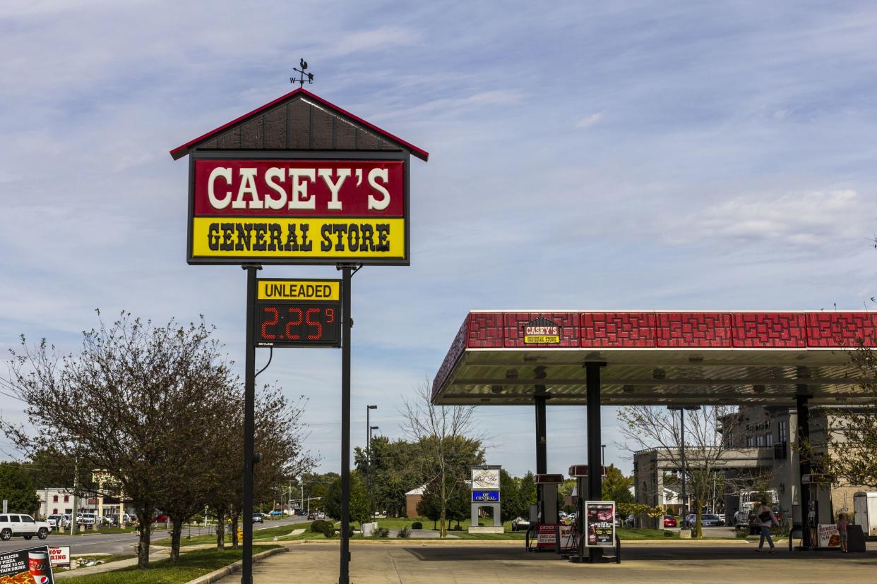 Kokomo, US - October 11, 2016: Casey's General Store Gas and Convenience Location II