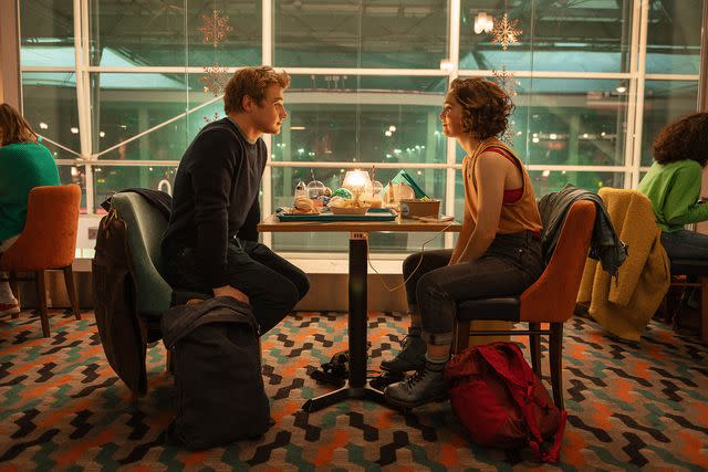 <p>Rob Baker Ashton/Netflix</p> Ben Hardy and Haley Lu Richardson in 'Love at First Sight'