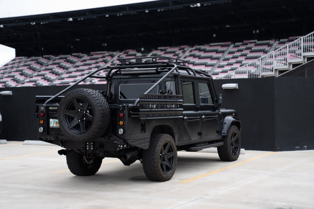 A one-of-one Inter Miami CF Land Rover will be put up for auction at the event.