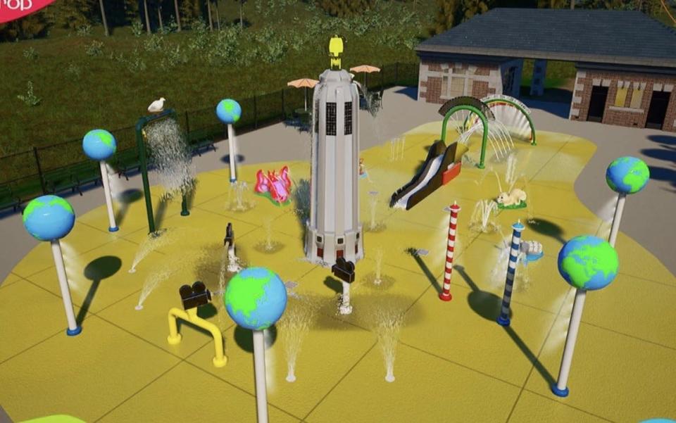 Edison's new spray park is slated to be completed before the end of the 2023-24 school year.