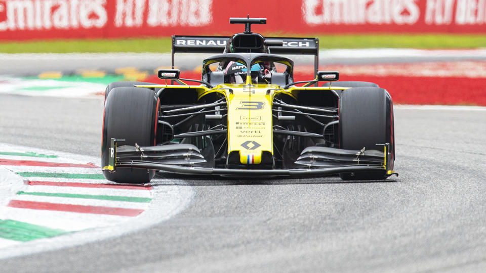 Daniel Ricciardo, pictured here in action at the Italian Grand Prix.