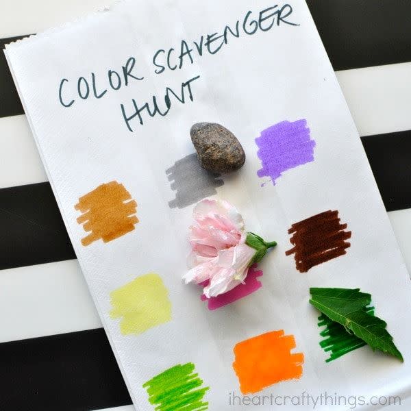 9) Color Scavenger Hunt